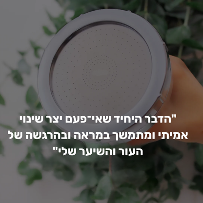 סילין ראש גשם מסנן למקלחת